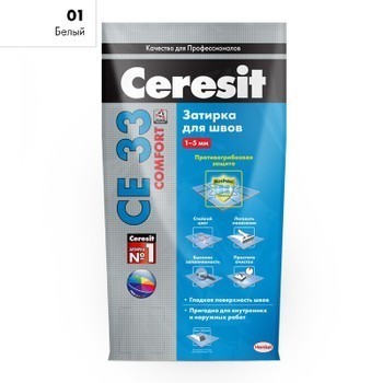 Ceresit СЕ 33 Super Белая №01 25 кг