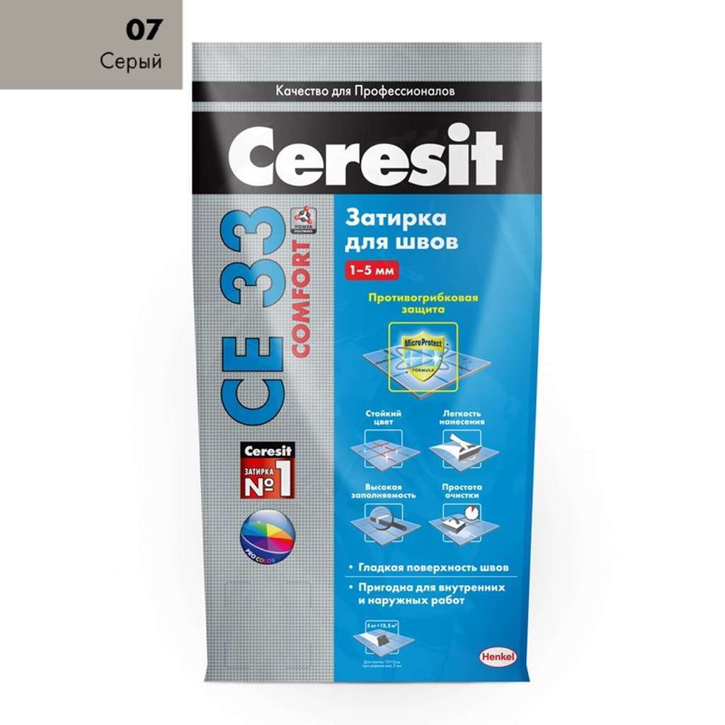 Ceresit СЕ 33 Super Серая №01 5 кг