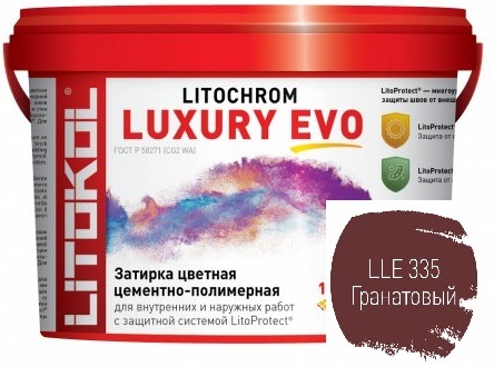 Litochrom Luxury Evo LLE.335 Гранатовый 2кг
