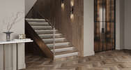 Wood Latina Brown Chevron M (<!--#size-->)