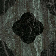 Pin Green  Black 18.6x18.6 (186x186)