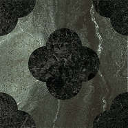 Pin Green  Black 18.6x18.6 (186x186)