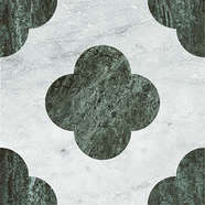 Pin White Green 18.6x18.6 (186x186)