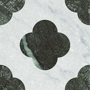Pin White Green 18.6x18.6 (186x186)