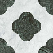 Pin White Green 18.6x18.6 (186x186)