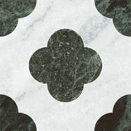 Pin White Green 18.6x18.6 (186x186)