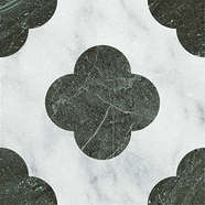 Pin White Green 18.6x18.6 (186x186)