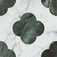 Pin White Green 18.6x18.6 (186x186)
