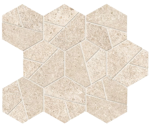 Атлас Конкорд (Италия) Boost Stone Ivory Mosaico Hex 28.5x25