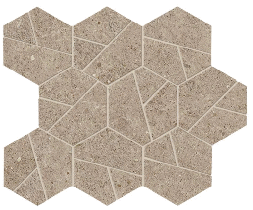 Атлас Конкорд (Италия) Boost Stone Clay Mosaico Hex 28.5x25