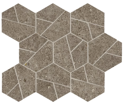 Атлас Конкорд (Италия) Boost Stone Taupe Mosaico Hex 28.5x25