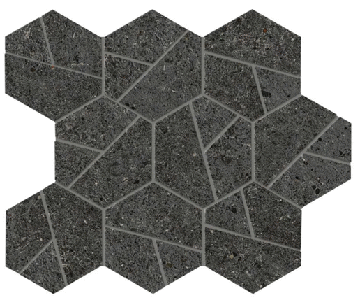 Атлас Конкорд (Италия) Boost Stone Tarmac Mosaico Hex 28.5x25