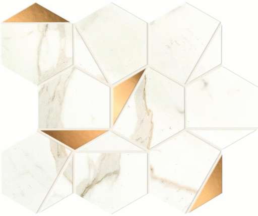 Атлас Конкорд (Италия) Marvel shine Calacatta Prestigio Gold Hex Shiny 29x25.1