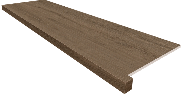 Аметис Alavesa AV03 Подоконник угловой Moka Неполированный с боковым выступом (левый) 33х160