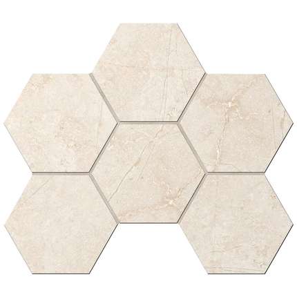 Аметис Marmulla MA02 Light Beige Hexagon Неполированная