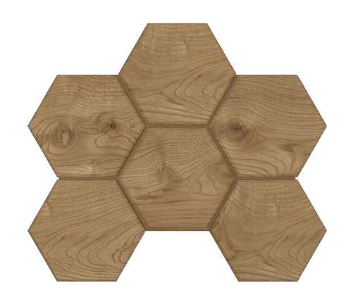 Аметис Selection SI04 Walnut Hexagon 25x285 Неполированная