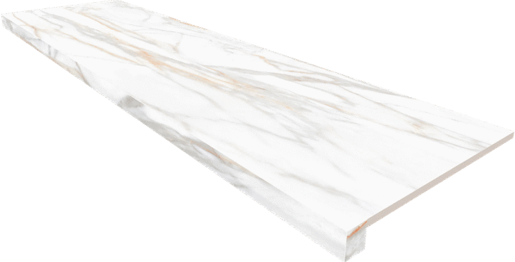 Аметис Supreme Подоконник SM02 фронтальный Gold Неполированный без боковых выступов 33х120