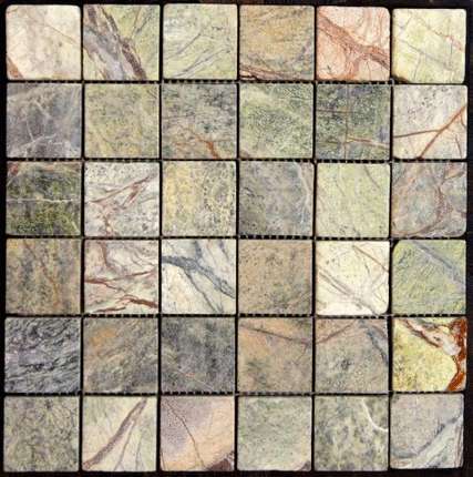 Арт и Натура Marble Mosaic Rain Forest Green