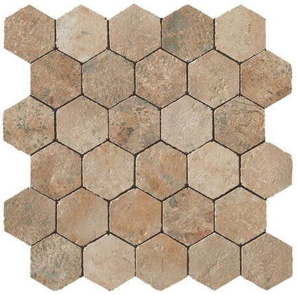 Атлас Конкорд (Италия) Aix Beige Honeycomb Tumbled