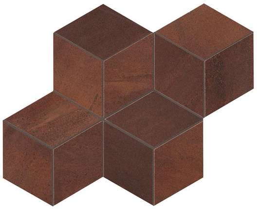 Атлас Конкорд (Италия) Blaze Corten Mosaico Esagono Matt  35х30