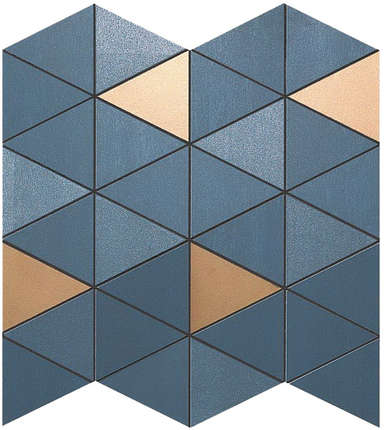 Атлас Конкорд (Италия) Mek Blue Mosaico Diamond Gold Wall