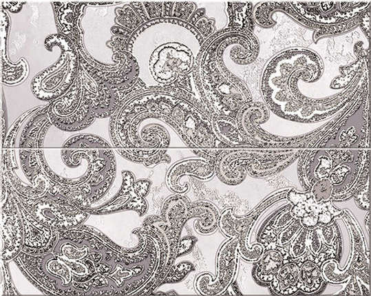 Азори Sfumato Grey Paisley Panno