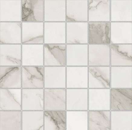 Ацтека Calacatta Mosaico Lux Silver