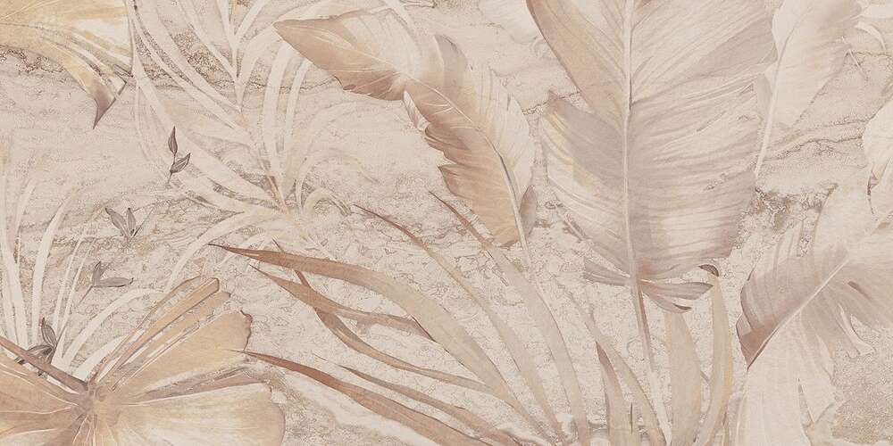 Pav. Decorado Lily Soft Ivory 60x120 (1200x600)