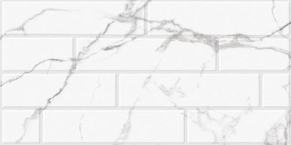 Dec. Белый Рельеф 30х60 (600x300)
