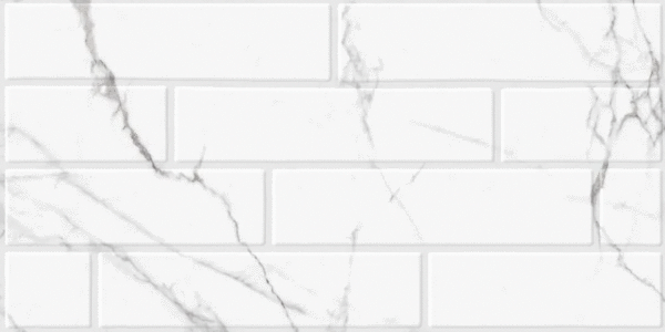 Dec. Белый Рельеф 30х60 (600x300)
