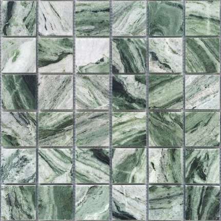 Карамелле Мозаика Pietrine Onice Verde oliva POL 48x48x7