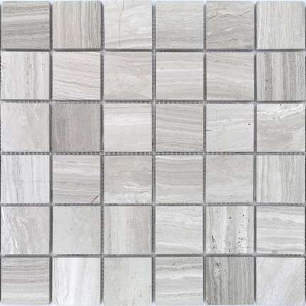 Карамелле Мозаика Pietrine Travertino Silver MAT 48x48x7