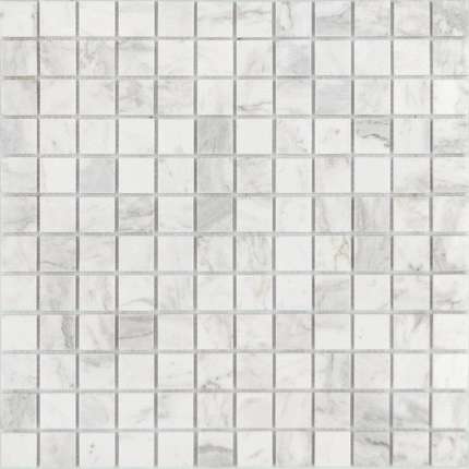 Карамелле Мозаика Pietrine Dolomiti bianco MAT 23x23x4