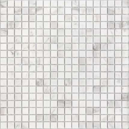 Карамелле Мозаика Pietrine Dolomiti bianco POL 15x15x4