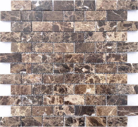 Карамелле Мозаика Pietrine Emperador Dark POL 23x48x4