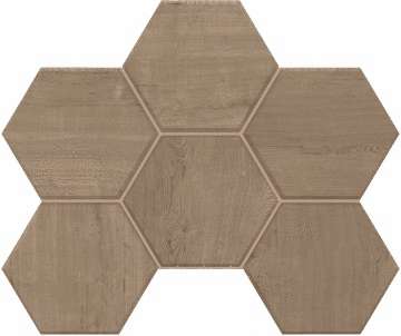 Эстима Classic Wood CW03 Rusty Beige Hexagon Неполированный 28.5x25