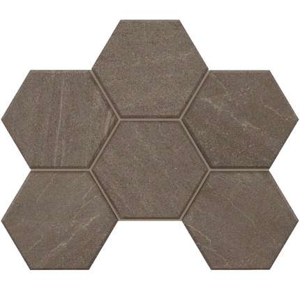 Эстима Gabbro GB03 Anthracite Hexagon неполированная 25x28.5