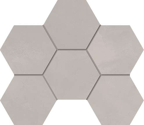 Эстима Graffito GF01 Light Grey Hexagon 25x28.5 Неполированная