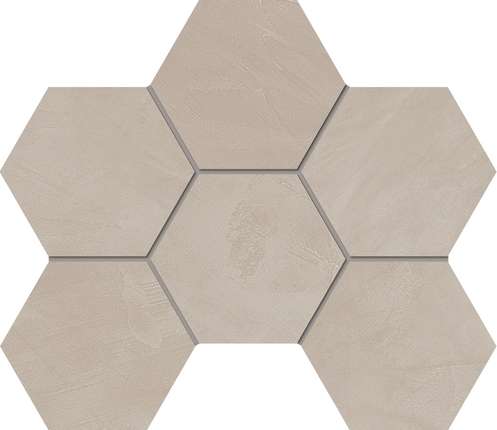 Эстима Graffito GF02 Light Beige Hexagon 25x28.5 Неполированная