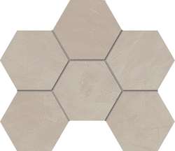 GF02 Light Beige Hexagon 25x28.5 Неполированная (285x250)