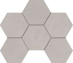 GF01 Light Grey Hexagon 25x28.5 Неполированная (285x250)