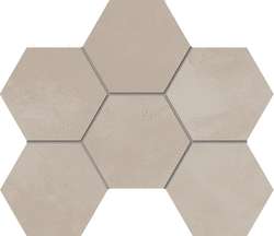 GF02 Light Beige Hexagon 25x28.5 Неполированная (285x250)