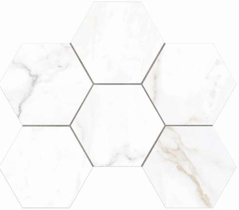 Эстима Ideal ID01 White  Hexagon 28.5x25 Неполированная