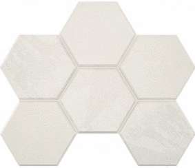 Эстима Luna LN00-TE00 White Hexagon 25x285 неполированная