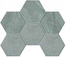 Эстима Luna LN02-TE02 Grey Hexagon 25x285 неполированная