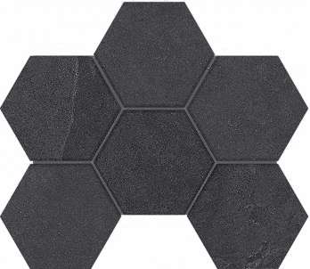 Эстима Luna LN04-TE04 Black Hexagon 25x285 неполированная