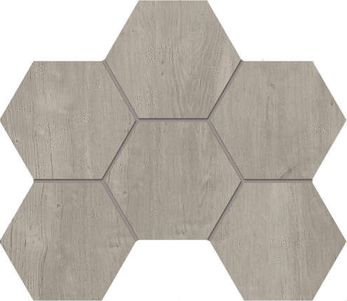 Эстима Soft Wood SF03 Grey Hexagon 25x28.5 Неполированная