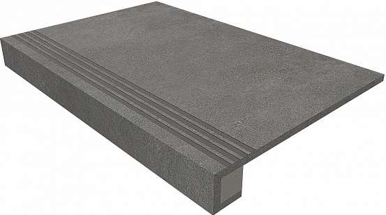 Эстима Terra TE03 Anthracite 120x33 неполированная прямоугольный бортик+Подступенок 14.5x120