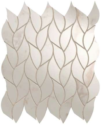 Фап Керамиче Roma Gold Calacatta Delicato Leaves Mosaico 25.9x30.9