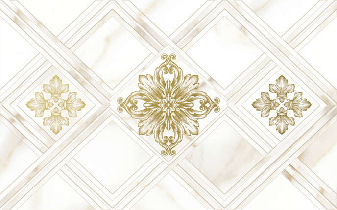 Глобал Тайл Calacatta Gold Белый 25x40